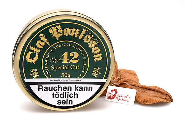 Olaf Poulsson No. 42 Pipe tobacco 50g Tin  Olaf Poulsson No. 42 Pipe tobacco 50g Tin